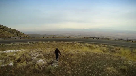 Man running Stock Footage 33421103