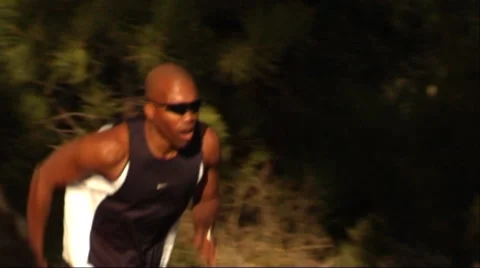 Man running Stock Footage 43692693