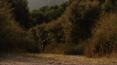 Man running Video stock 43692806