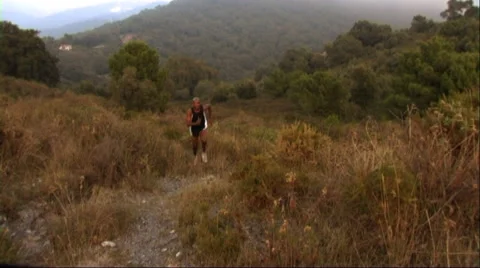 Man running Stock Footage 43693017