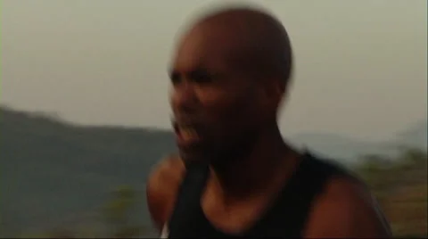 Man running Stock Footage 43693165