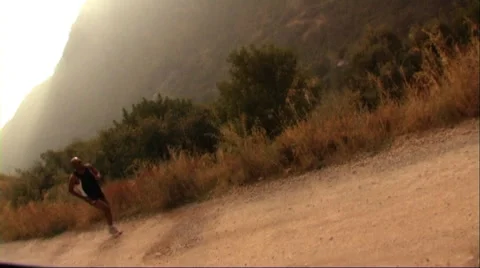 Man running Stock Footage 43693228