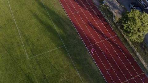 A Man Running Stock Footage 89053734