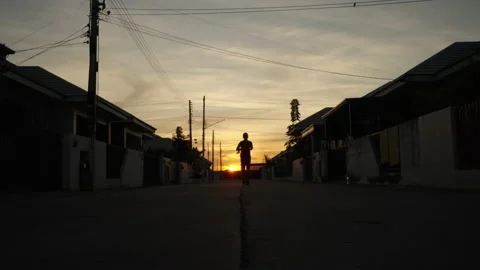 Man running Stock-Footage 164423425