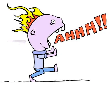 Man running Stock Illustration