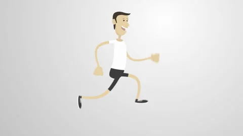 Man running outdoor 動画素材 32703519