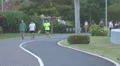 Man running in the park in Panama 4k or 4k+ Resolution