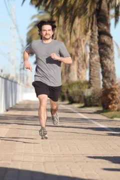 Man running Stock Photos
