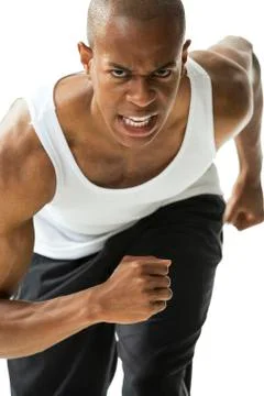 Man running Foto stock