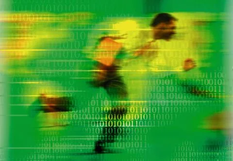 Man running Stock Photos