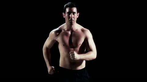 Man Running Slow Motion Видео 21893447