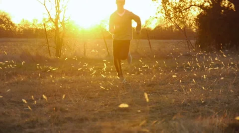 Man Running Toward Camera, Color Corrected Video stock 33305928