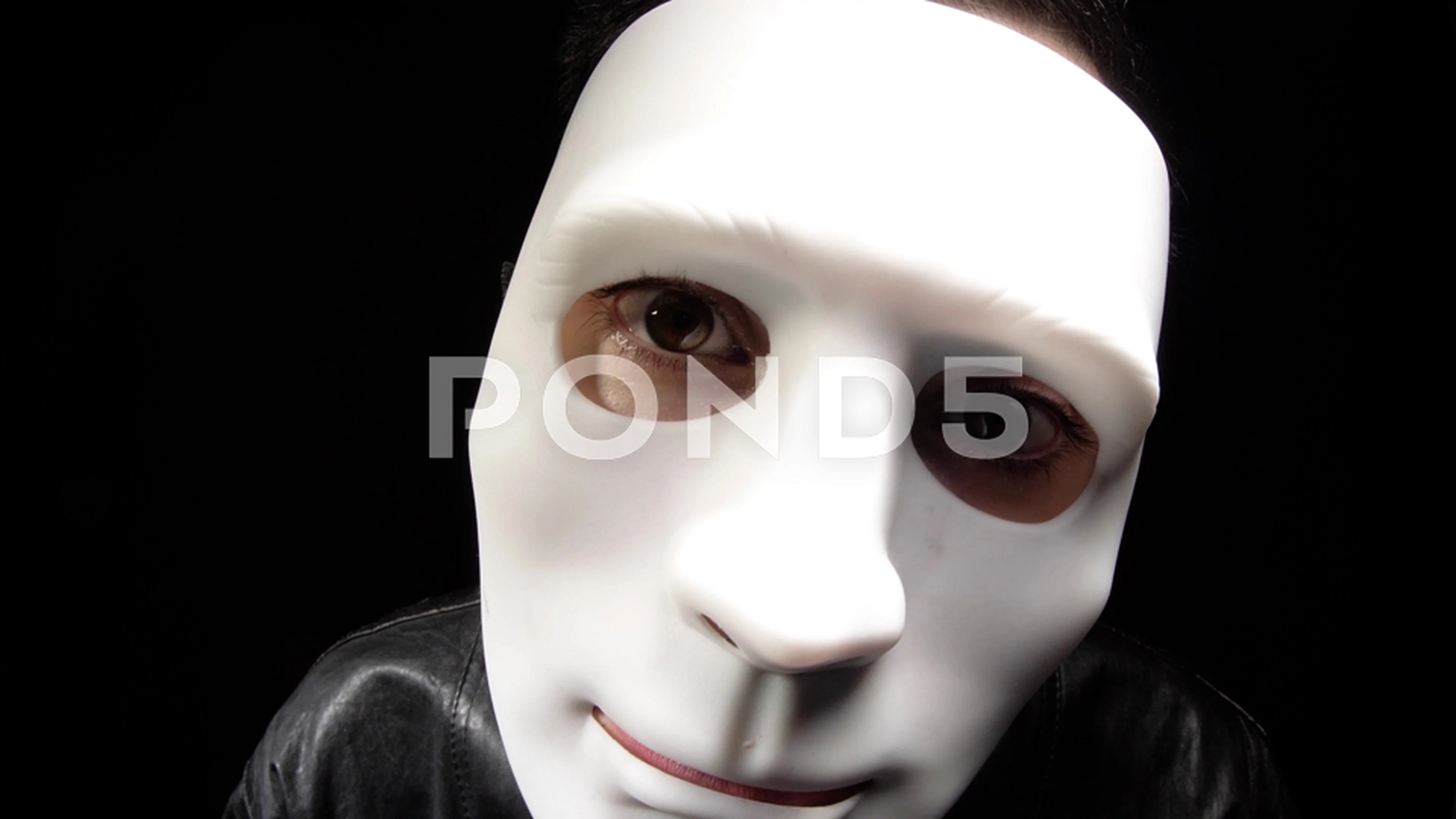 Scary Face Mask Stock Photo