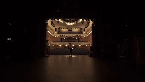 Man on a scene camera move in Stock Footage 89502783