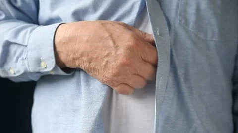 Man scratching Stock Footage 10797649