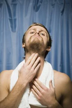 Man scratching head Stock Photos