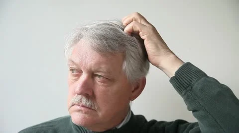 Man scratching his head Stock Footage 11289140