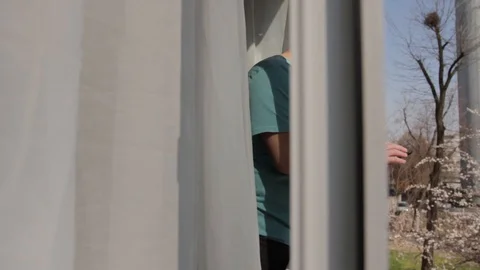 Man scrolls in a smartphone. Stock Footage 127722852