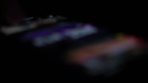 Man searching social networks using smartphone Stock Footage 260953696