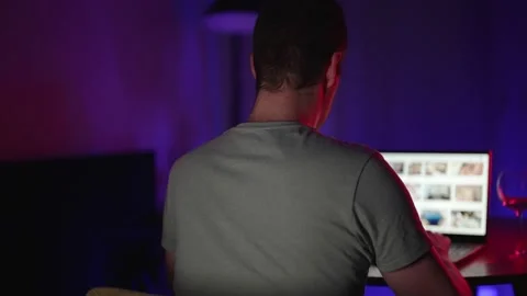 Man Watching Pornography Stock Footage ~ Royalty Free Stock Videos | Pond5