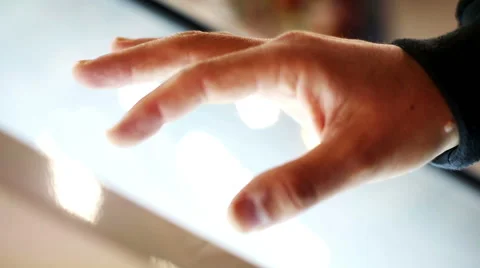 Man seeking information about device charge close to subway town Stock-Footage 58088674