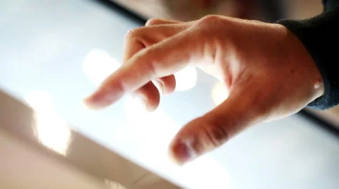 Man seeking information about device charge close to subway town Stock-Footage 58088722