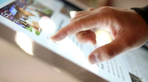 Man seeking information about device charge close to subway town Stock-Footage 58088756