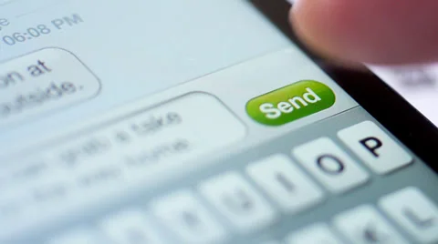 Man sending text message Stock-Footage 38568694