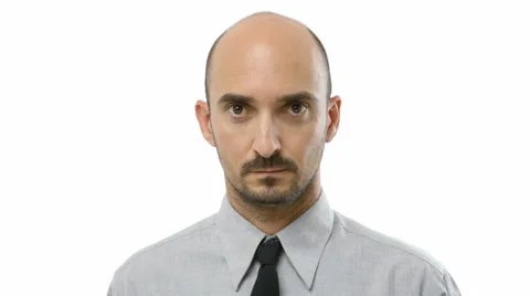 Man with serene look Stock Footage 42214500