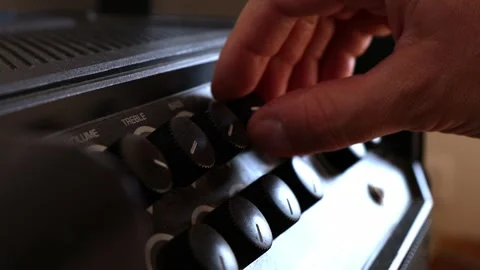 A man is setting up equipment. Video stock 244877885