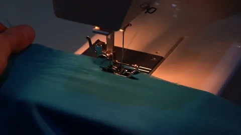 A man sews Video stock 119071578