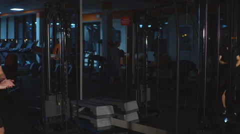 The man shakes biceps Stock Footage 62220425