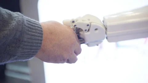 Man shaking hands Video stock 124408146