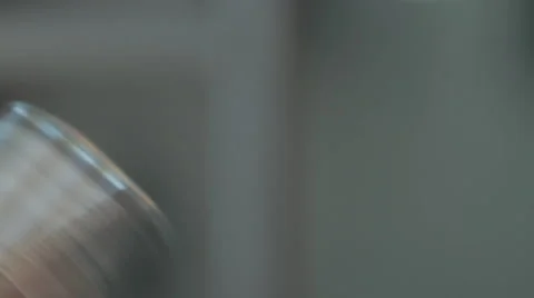 Man shaking spray can and spraying paint Stock Footage 44290651