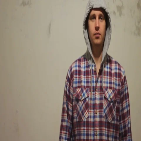 Man shatters into particles Stock Footage 69548689