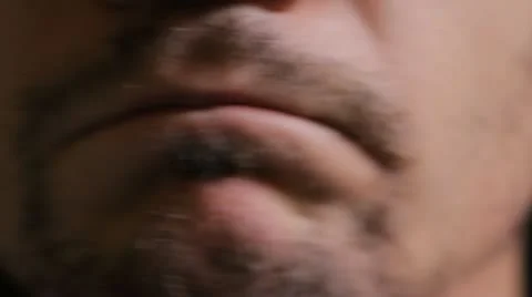 Man shaves close up Stock Footage 11890548