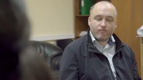 Man in shirt and jacket with documents Stock Footage 225223198