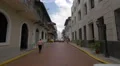 Man in shirt walking on the street in Casco Viejo, Panama 4k or 4k+ Resolution