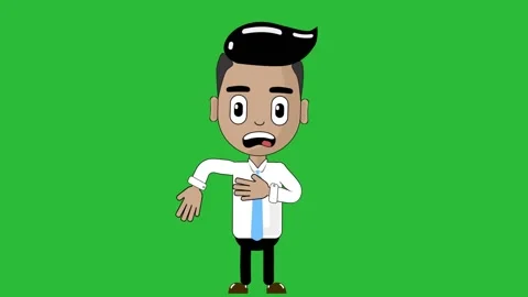 Man Shocked Animation Character Loop Alp... | Stock Video | Pond5
