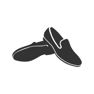 Man shoe icon on a white background. Stock Illustration