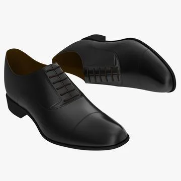 3D Model: Man Shoes 2 Black ~ Buy Now #90644571 | Pond5
