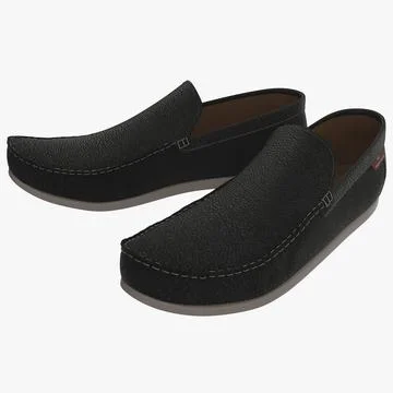 3D Model: Man Shoes 8 Black ~ Buy Now #90651069 | Pond5
