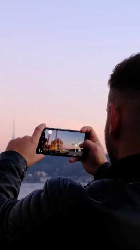Man Shoot by Phone Stock Footage 296602333