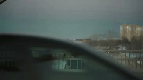 Man shoots a bridge on a smartphone Stock Footage 59955045