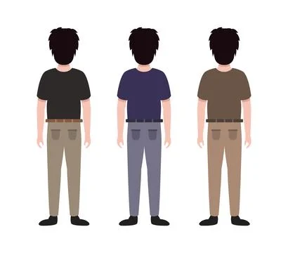 Man From Shoulders Stock Illustration