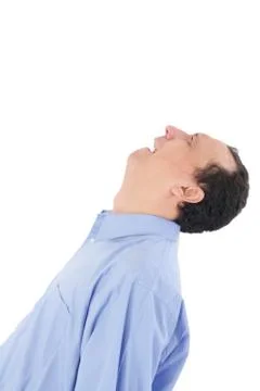 A man shouting while beeing very frustrated Stock Photos