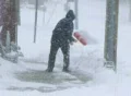 Man Shoveling Snow Footage