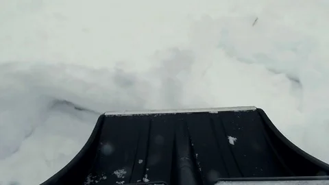 Man Shoveling Snow Stock Footage 70971519