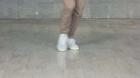 Man showing elements of contemporary dance. Video stock 112041036