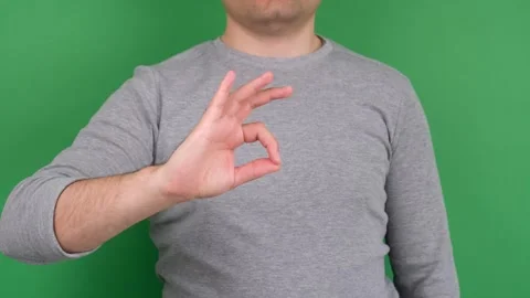 Man showing okey Video stock 278962568